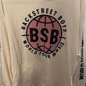 BSB Cream Long Sleeve Tee